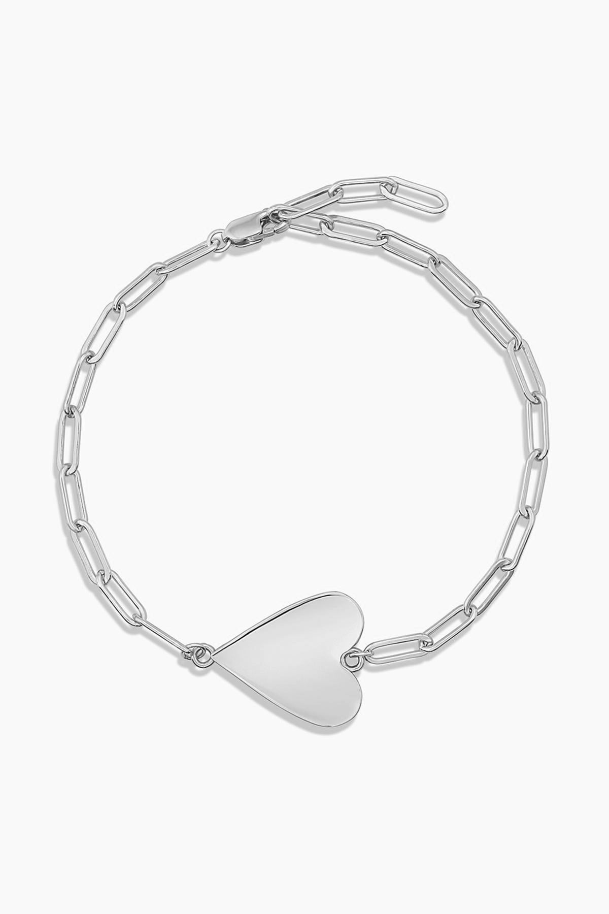 AMAYA Heart Bracelet by Thatch featuring a heart-shaped pendant.