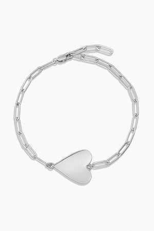 AMAYA Heart Bracelet by Thatch featuring a heart-shaped pendant.