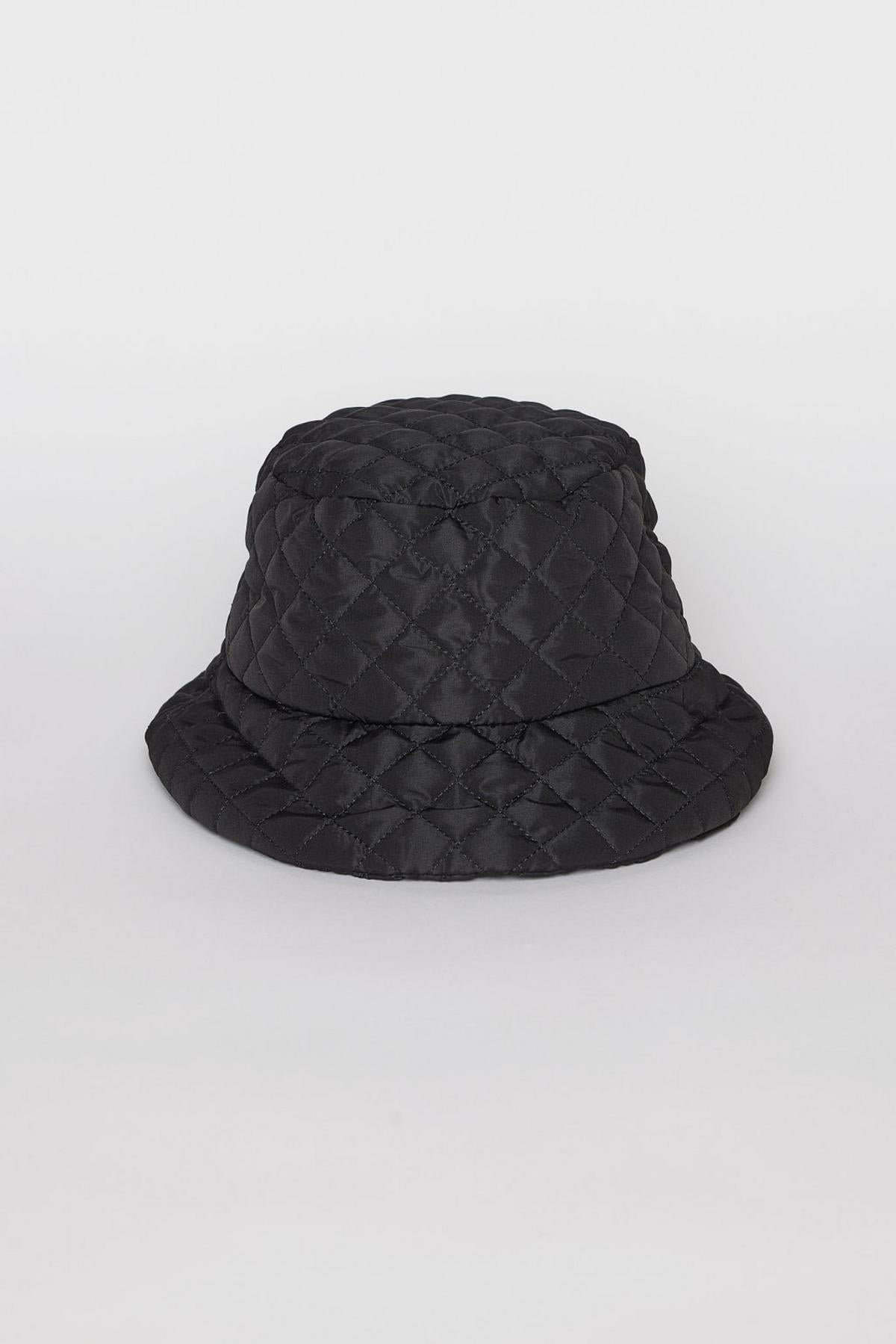 The MODERN QUILTED BUCKET HAT by Velvet by Graham & Spencer displayed on a plain white background.-38485968257217