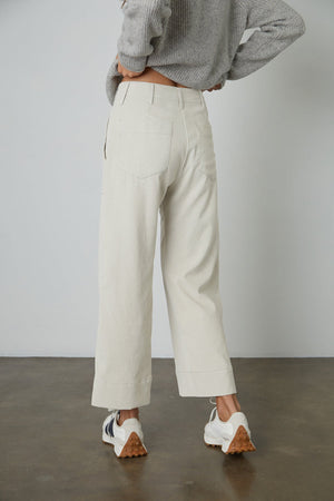 Vera Pants in Ecru Back