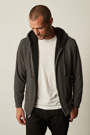 SALVADORE SHERPA LINED HOODIE