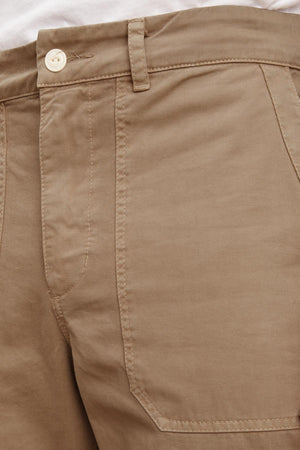 The back of a man's Velvet by Graham & Spencer TOBY SANDED TWILL PANT shorts.