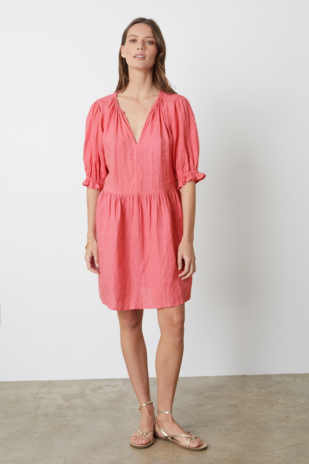 pink graham dress Velvet Reese Dress