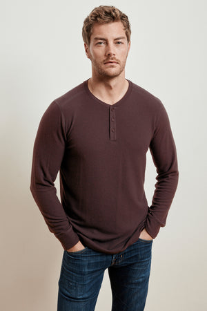 FAUST MARLED COZY JERSEY HENLEY
