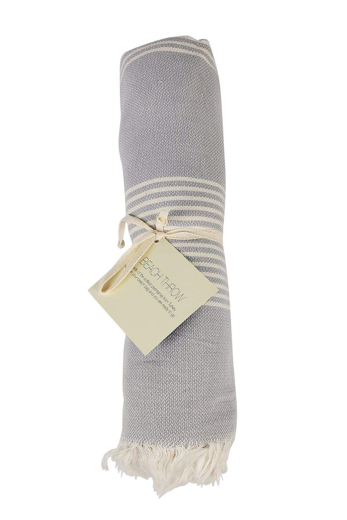 Beach Throw Light Grey-24364739920065