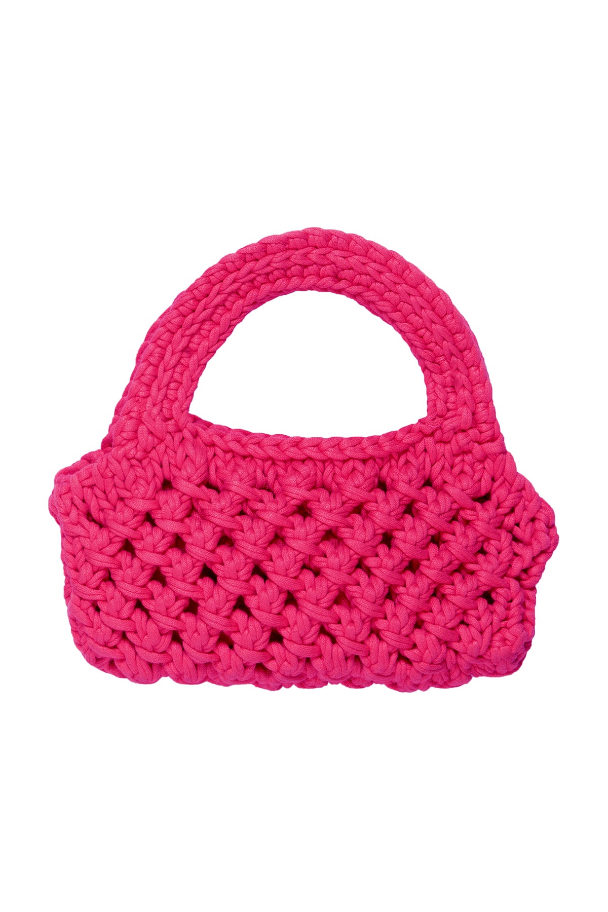 Bennie Crochet Bag in Pink -24732601876673