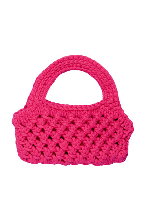 Bennie Crochet Bag in Pink