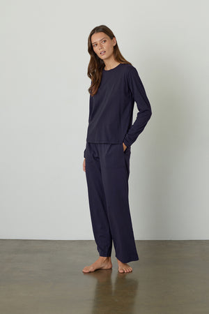 Lounge Set Navy Front Full Length