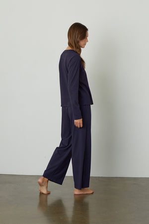 Lounge Set Navy Side & Back