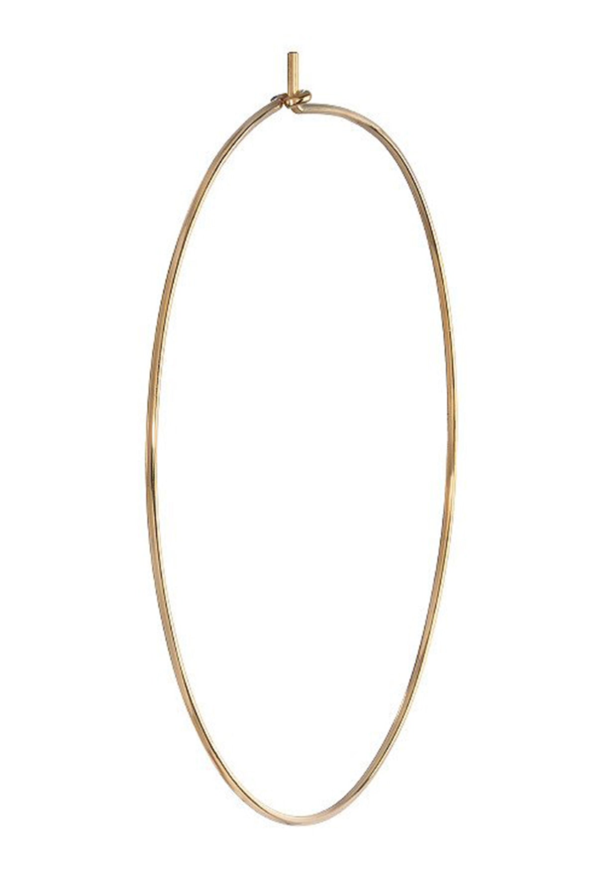   Large Hoop Earrings by Bychari Gold 2 