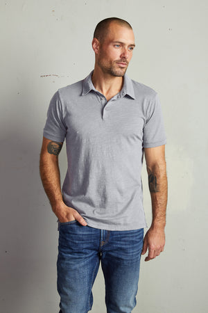 RANDALL COTTON SLUB POLO