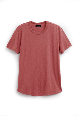 Amaro Crew Neck Slub Tee in Verbena Flat