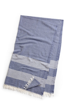 Beach Throw Navy 3