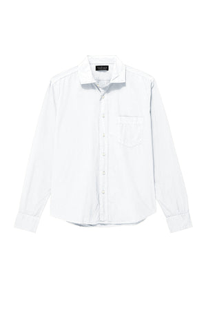Brooks Button-Up Shirt in white flat