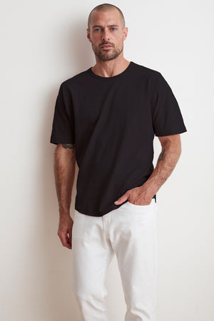 RICK DROP SHOULDER CREW TEE