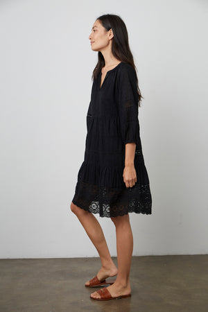 Dorothy Dress Black Side 2