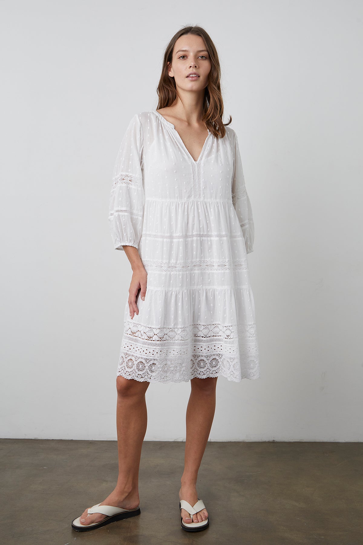 Dorothy Dress White Front-21870511456449
