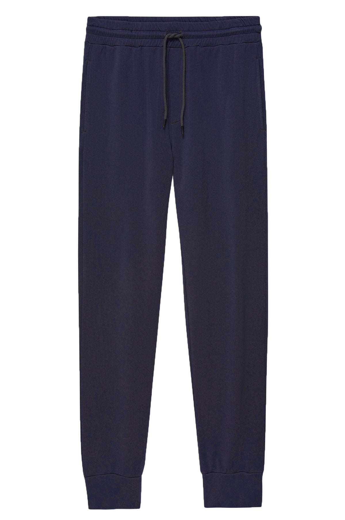 The Velvet by Graham & Spencer men's navy Crosby Luxe Fleece Jogger pants.-25683002753217