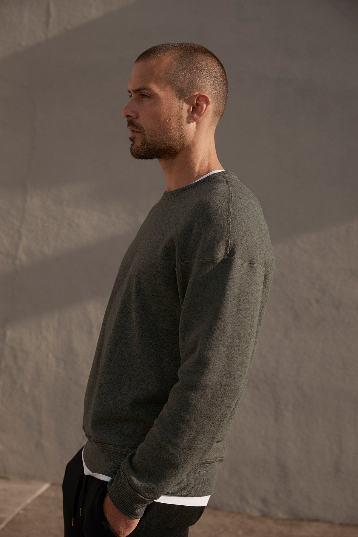 GARY JASPE SHERPA REVERSIBLE SWEATSHIRT