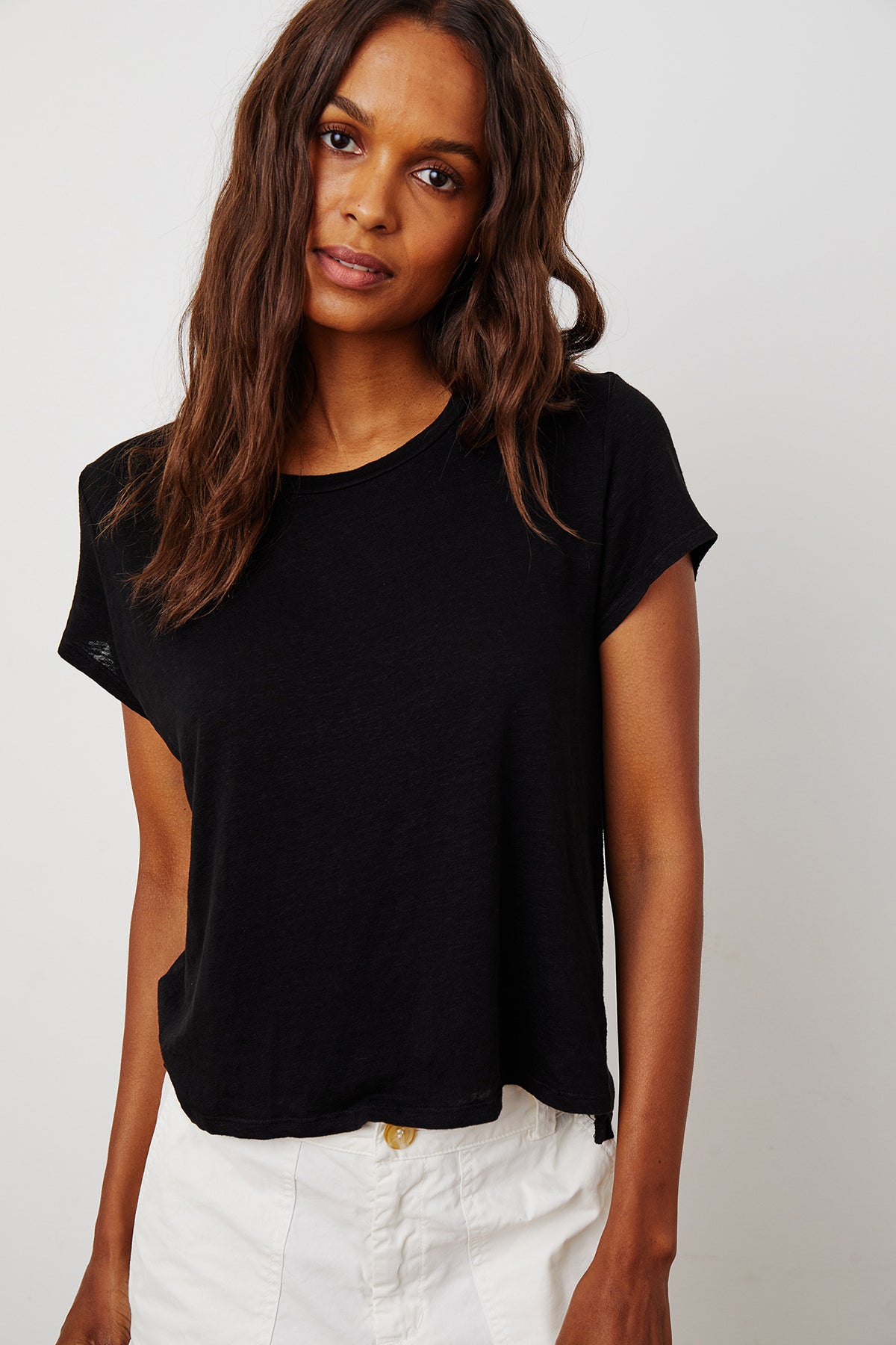 Casey Tee Pearl Front 3