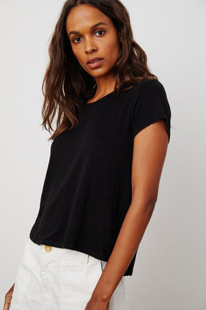 Casey Tee Black Side