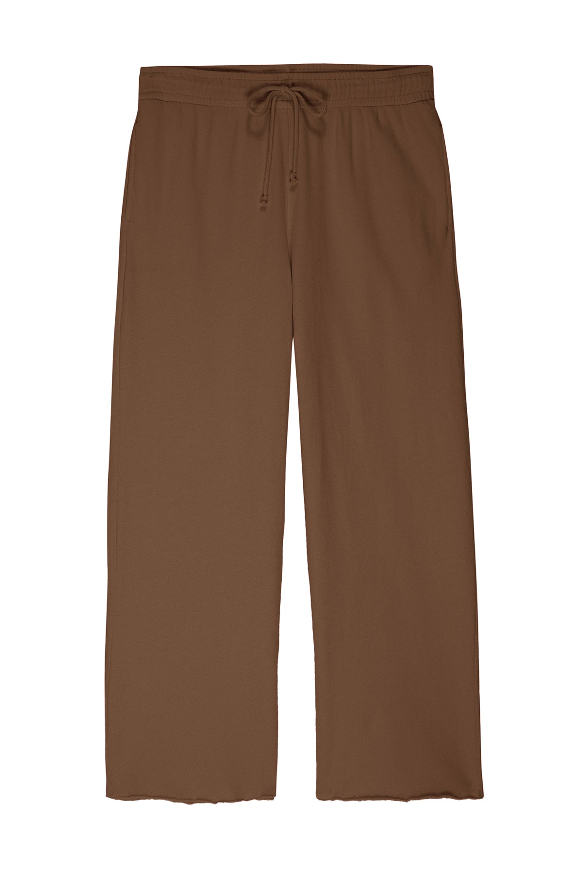 Montecito Sweatpant in hazelnut brown flat