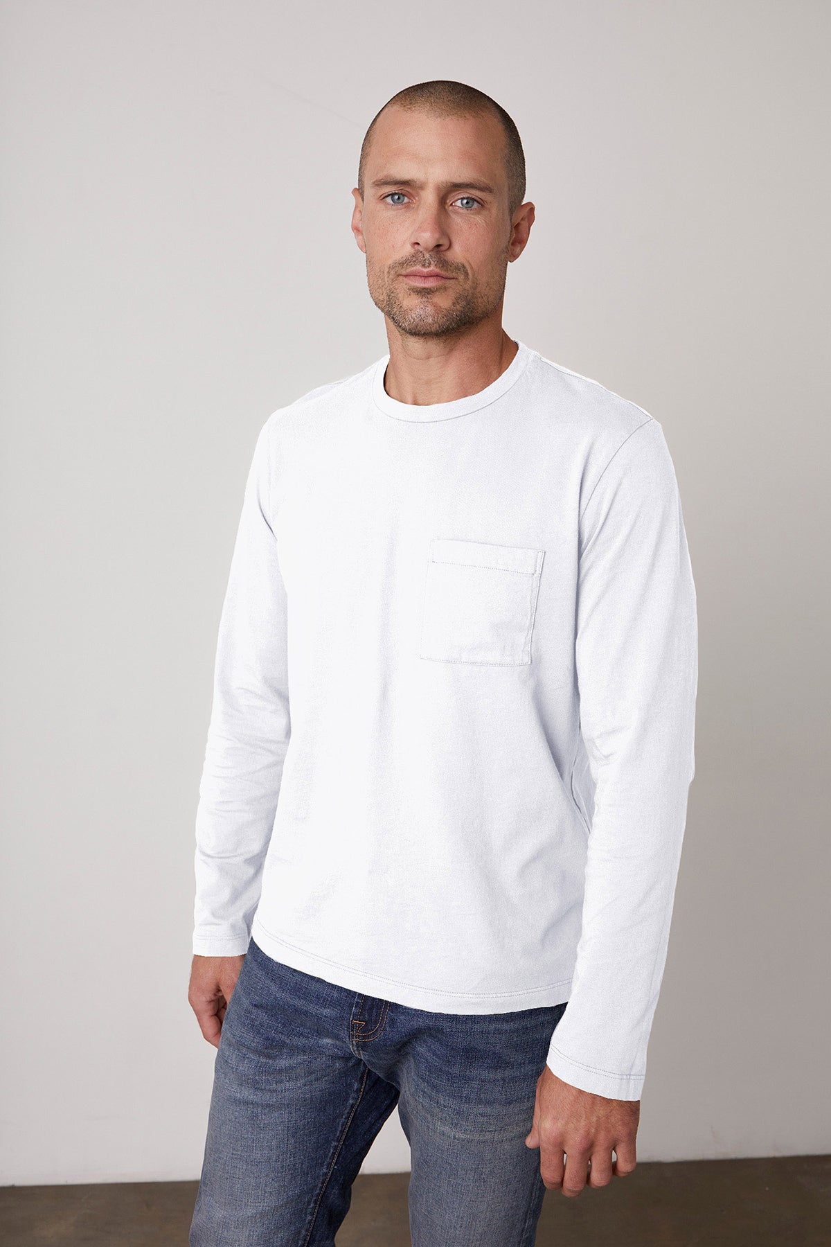 Oliver Pocket Tee White