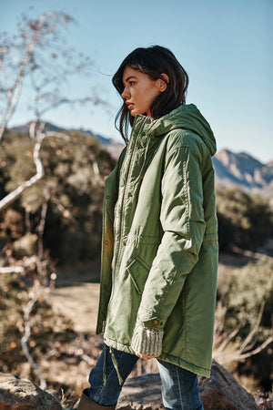Nicki Jacket Evergreen Side