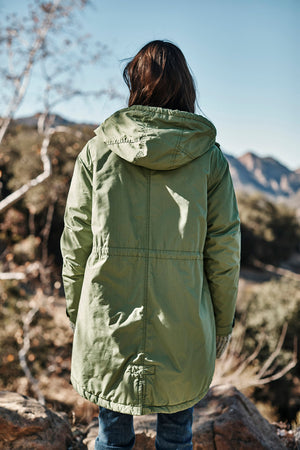 Nicki Jacket Evergreen Back