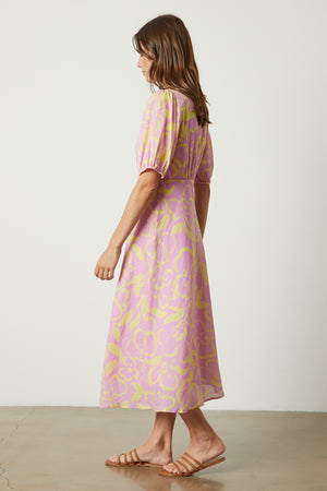 CHARLOTTE PRINTED MIDI DRESS