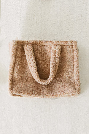 Faux Shearing Bag Camel