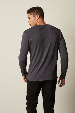 Gabe Henley in ink with black denim back