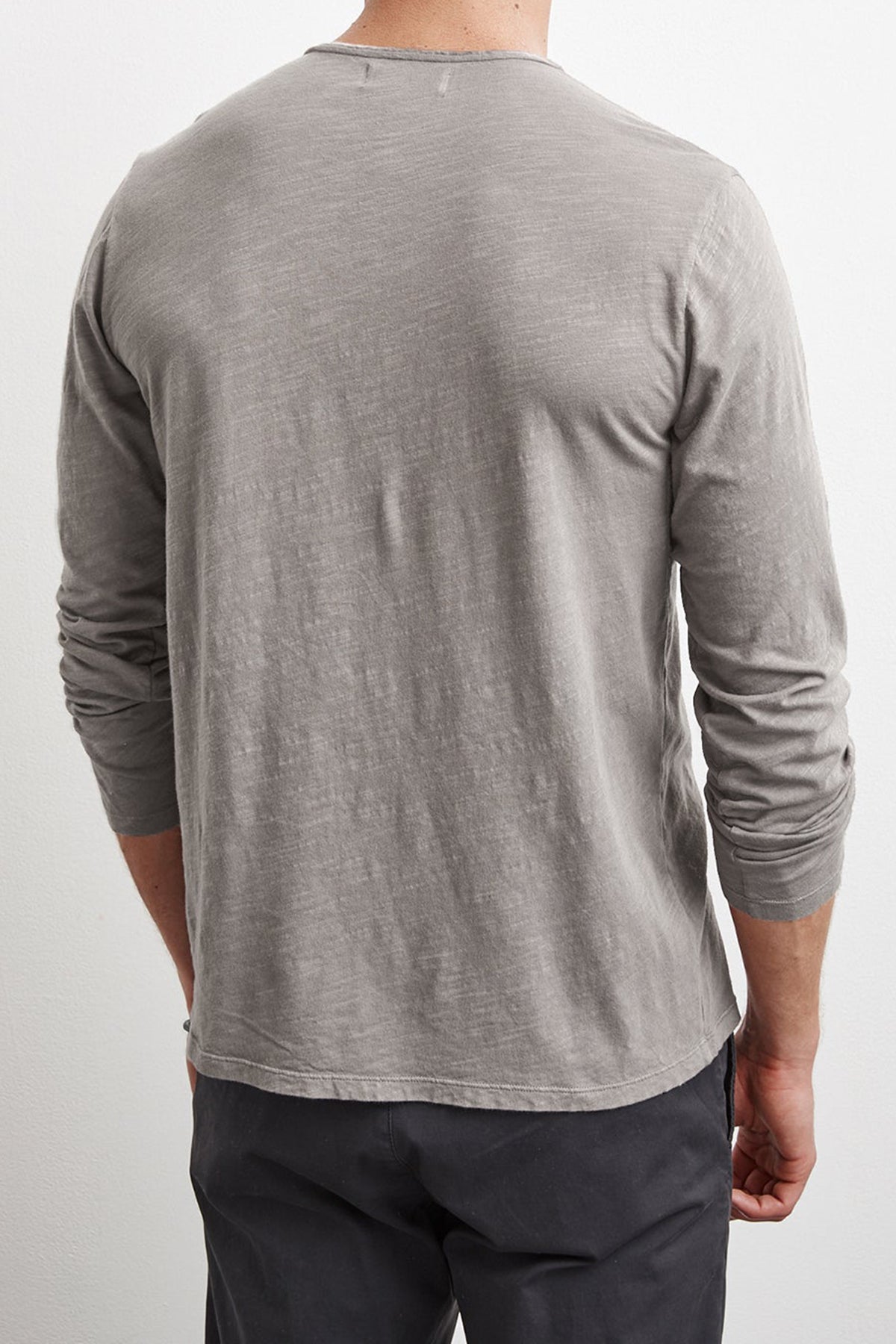 SIMEON RAW EDGE COTTON SLUB TEE