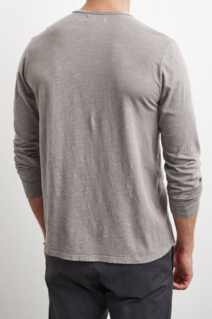 SIMEON RAW EDGE COTTON SLUB TEE