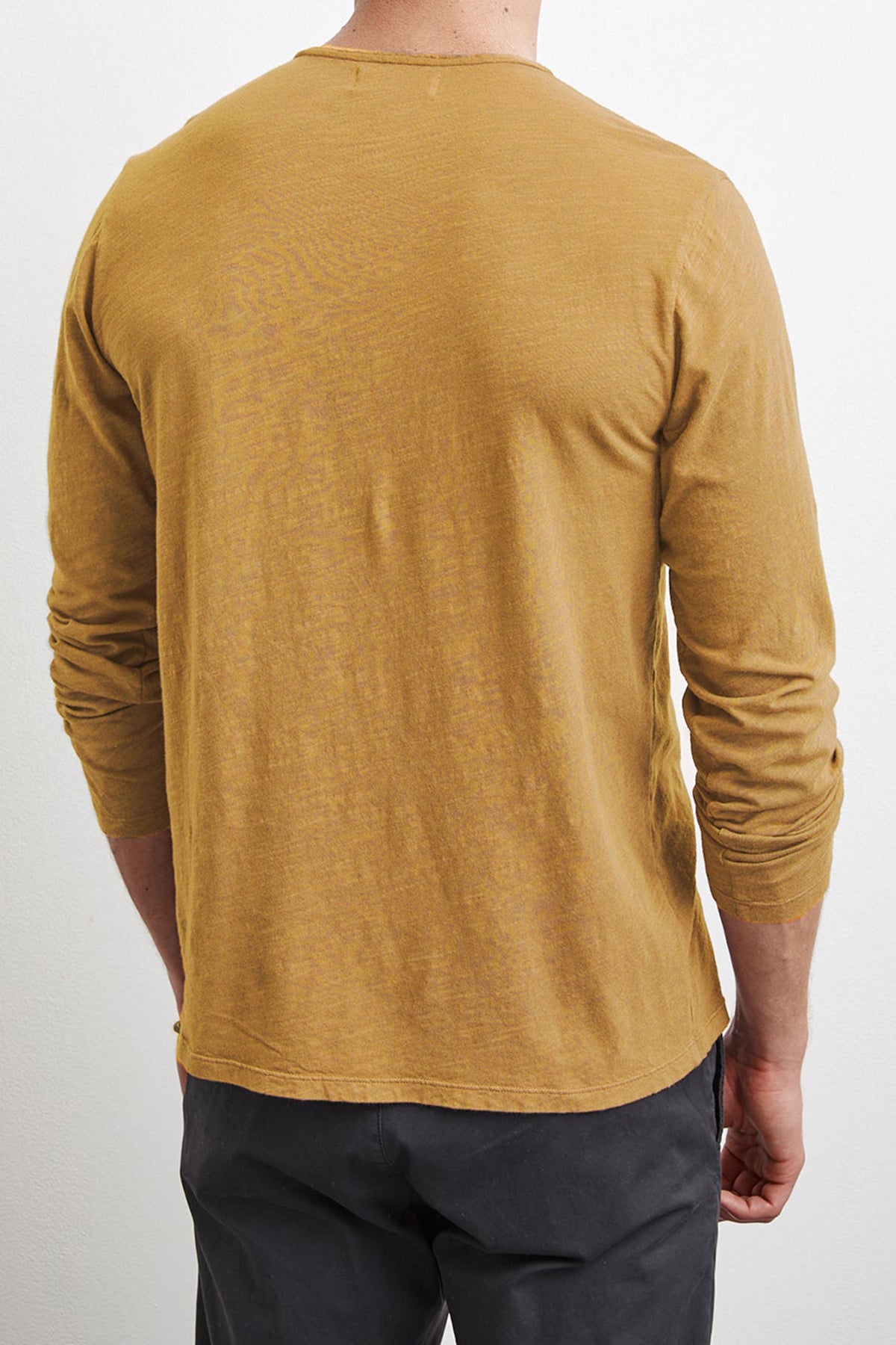 SIMEON RAW EDGE COTTON SLUB TEE
