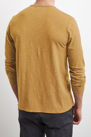 SIMEON RAW EDGE COTTON SLUB TEE