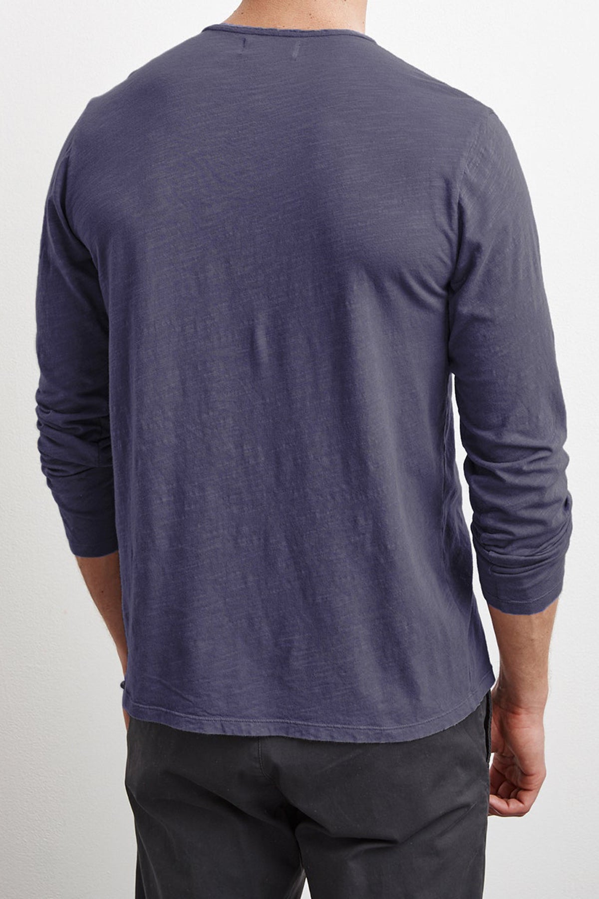 SIMEON RAW EDGE COTTON SLUB TEE