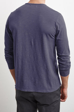 SIMEON RAW EDGE COTTON SLUB TEE