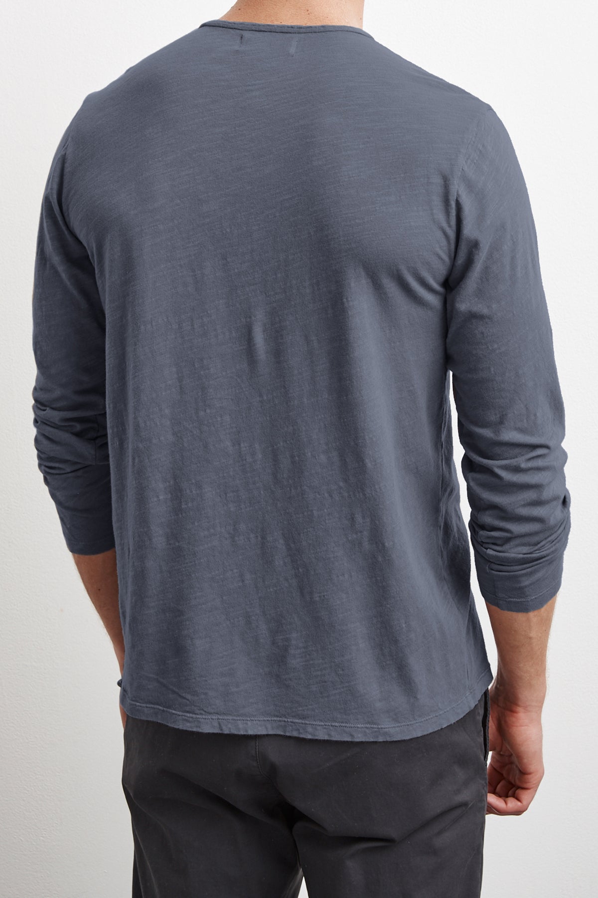 SIMEON RAW EDGE COTTON SLUB TEE