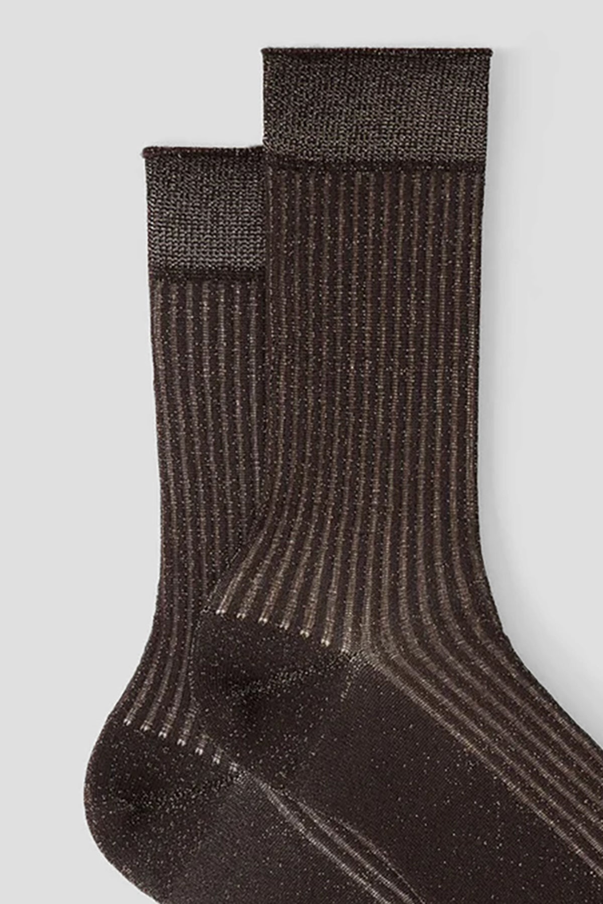 A pair of ROCK METALLIC SOCKS BY SOEUR on a white background.-25421048381633