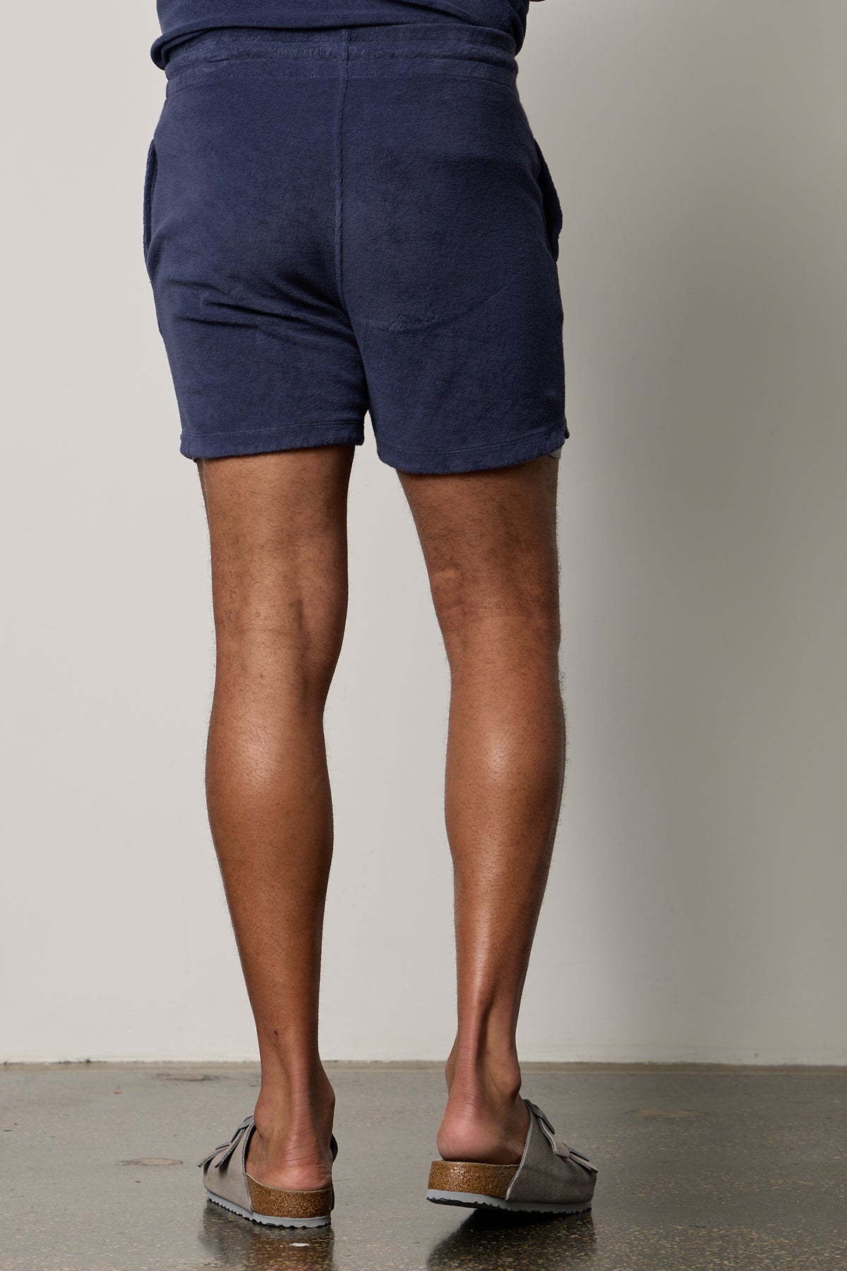 The back view of a man wearing Velvet by Graham & Spencer OZZIE TERRY SHORT.