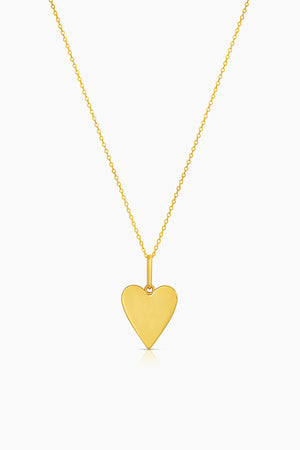 A small AMAYA HEART NECKLACE BY THATCH pendant on a chain.