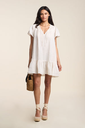 Velvet By Graham & Spencer Livvy Linen Mini Dress Velvet By Graham & Spencer Livvy Linen Mini Dress