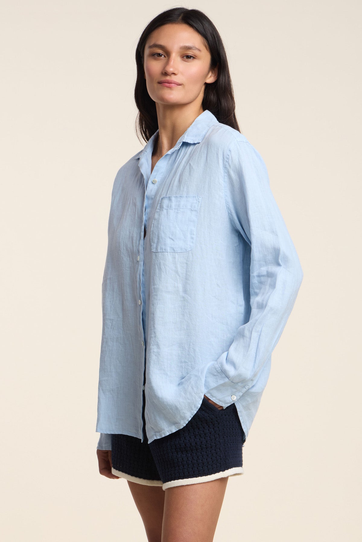 Velvet by Graham & Spencer Mulholland Linen Women Shirt - Neutral Velvet by Graham & Spencer Mulholland Linen Women Shirt - Neutral