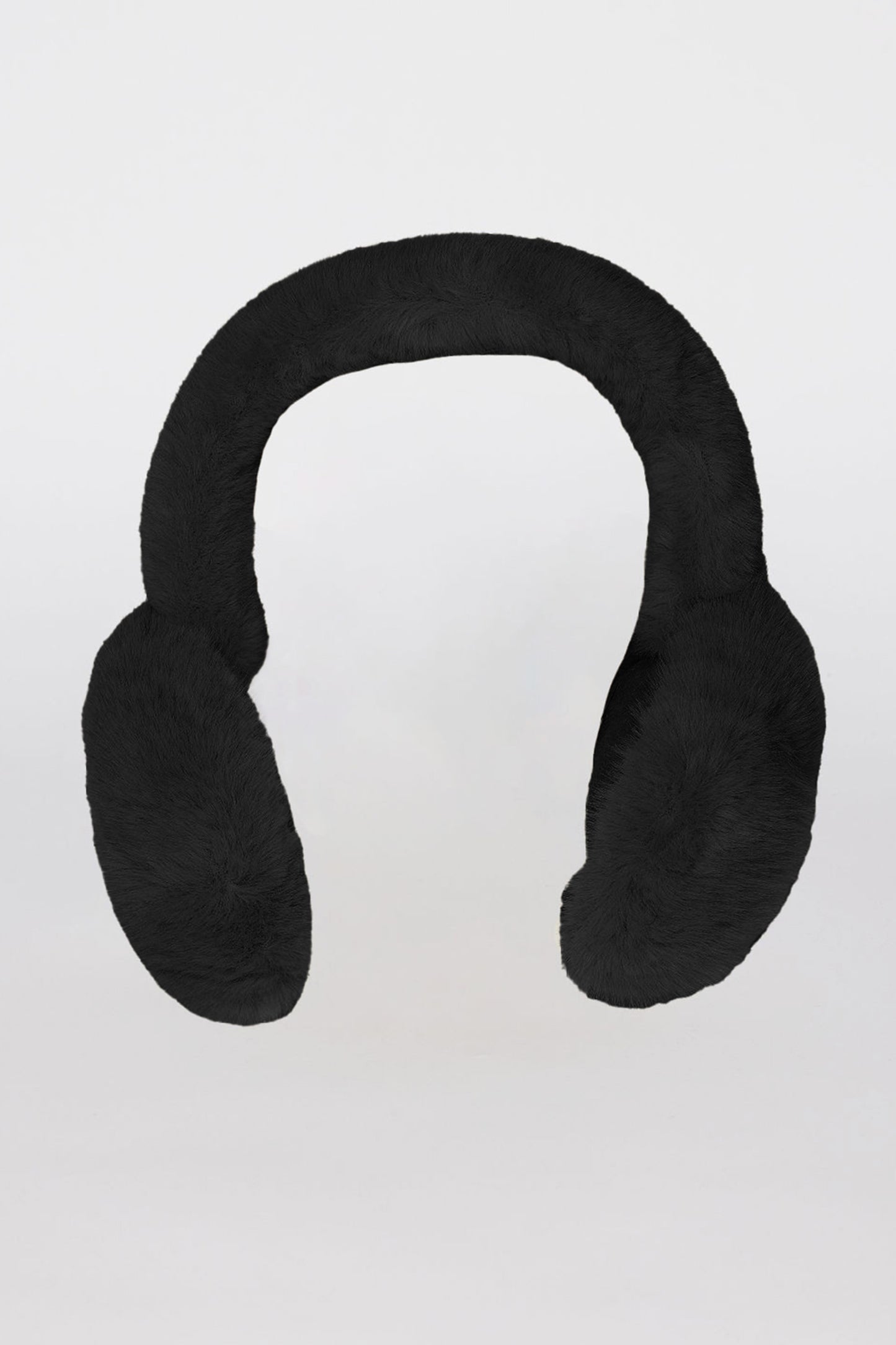 FAUX FUR EARMUFFS by Velvet by Graham & Spencer on a white background.-37918125686977