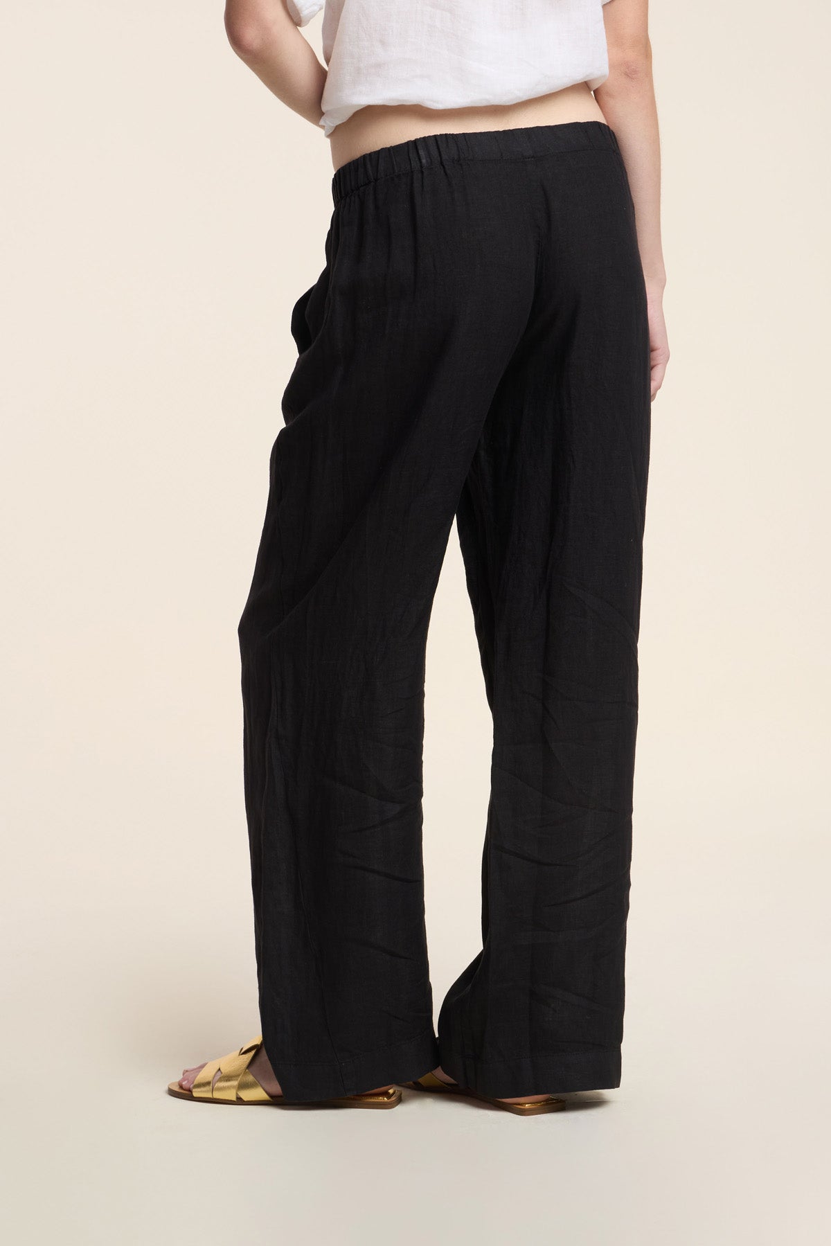 STEPHANIE WOVEN LINEN WIDE LEG PANT – Velvet by Graham & Spencer
