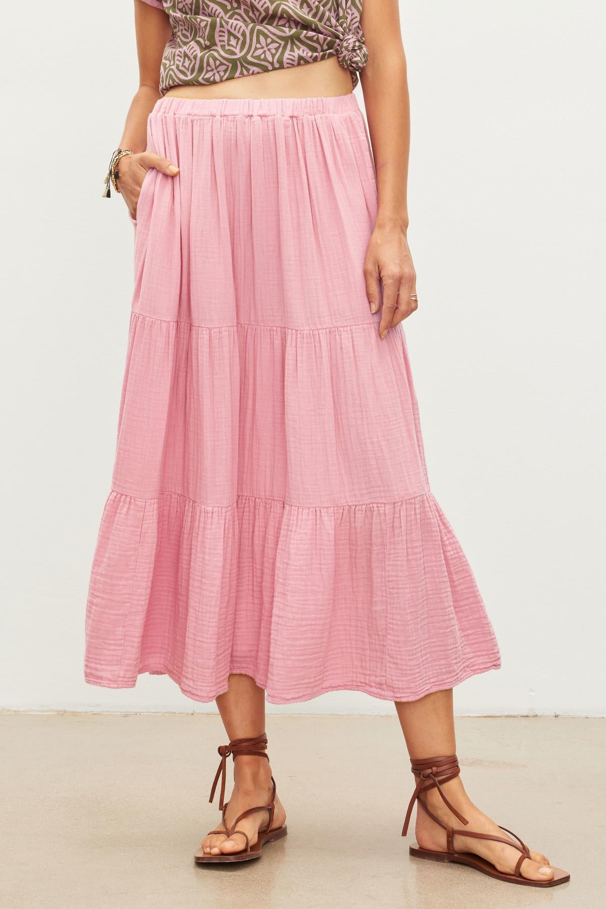 Women's gauze maxi skirts Clearance