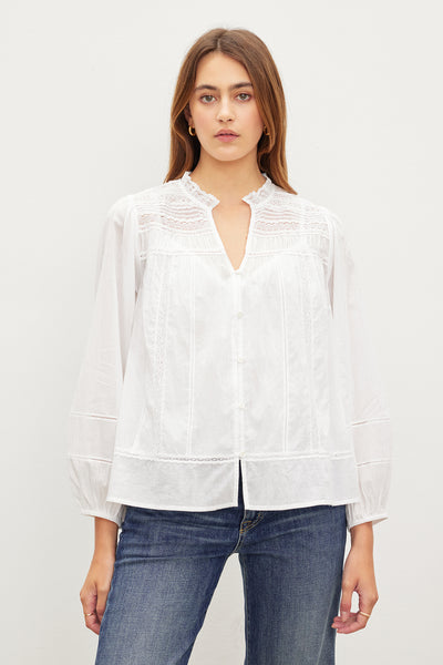 TODAYFUL - 新品 Cut-lace Cotton Blouse cot-lace-liam06-