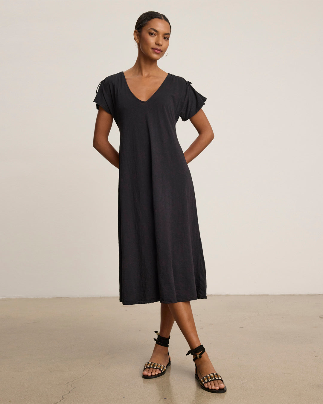 【Anthropologie】Velvet by Graham & Spencer リネン スカート Velvet by Graham & Spencer Beka Linen Midi Skirt | Anthropologie