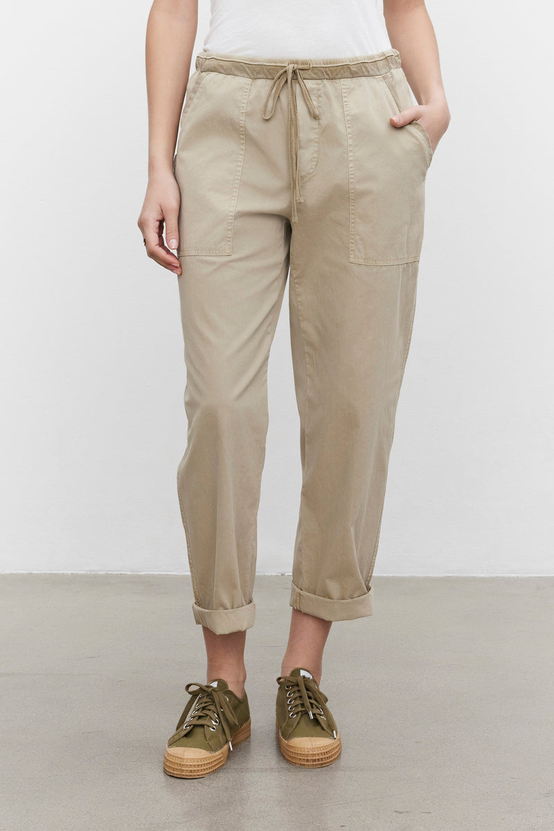 MISTY COTTON TWILL PANT – Velvet by Graham & Spencer